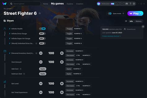 STREET FIGHTER 6 (Steam) Cheats Please. .